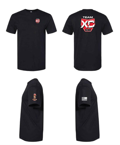 Short Sleeve T shirt- Monkey Bars-Red Badge Logo