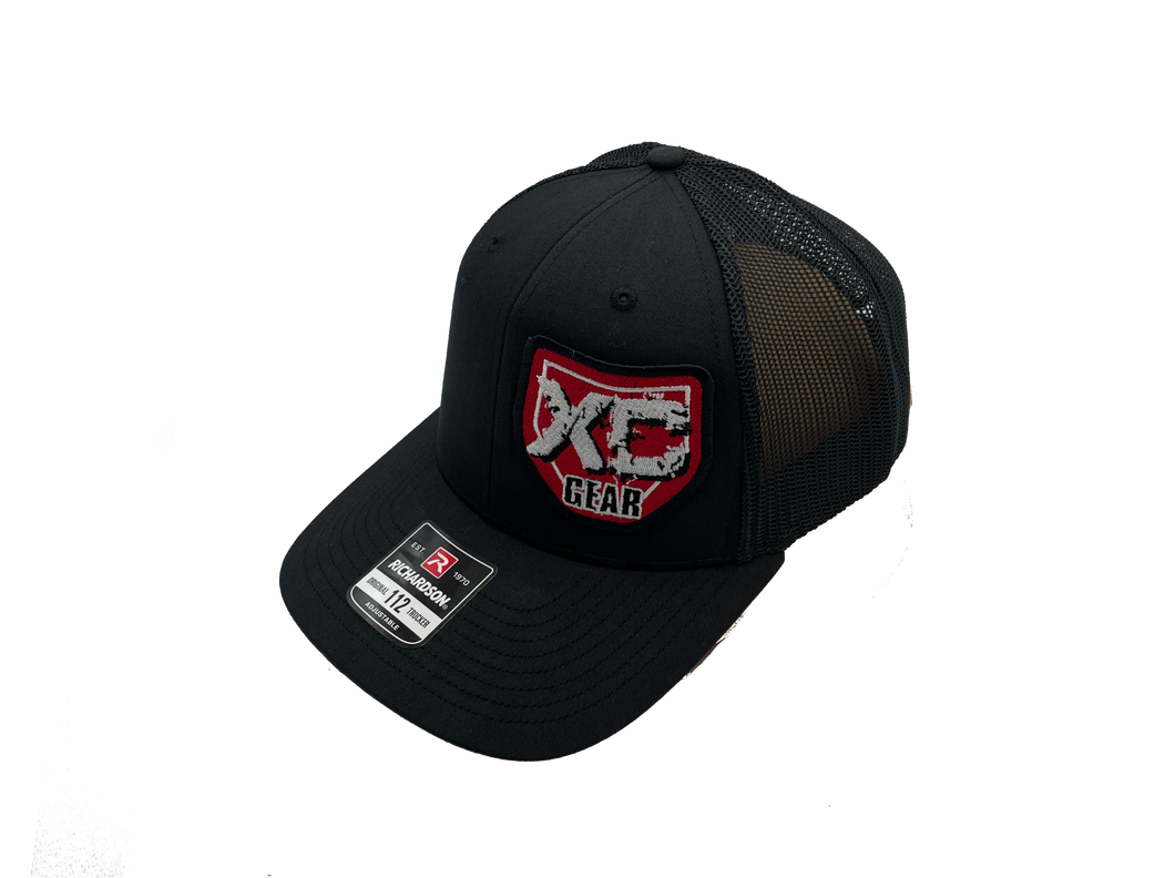 Gospel Symbols Hat – Richardson 112 Style – Black/Gray Adjustable Cap
